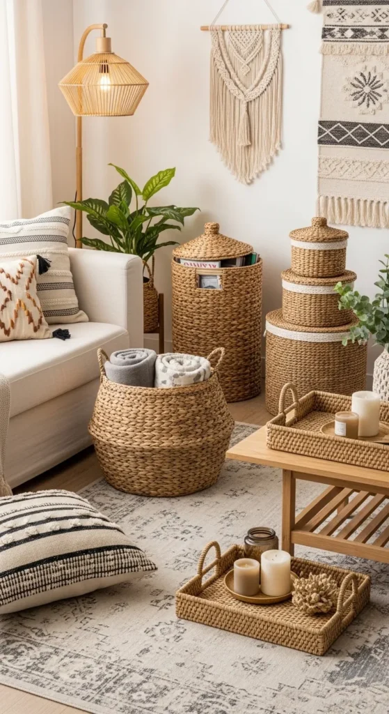 Grey Boho Living Room Ideas