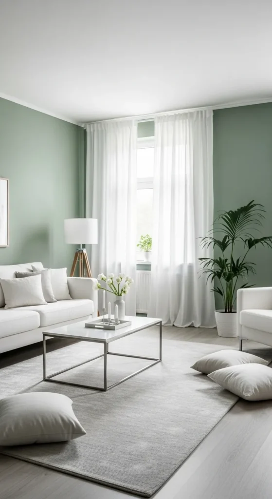 Sage Green Living Room