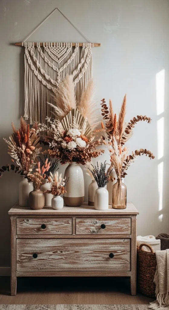 Decorate a Boho Dresser