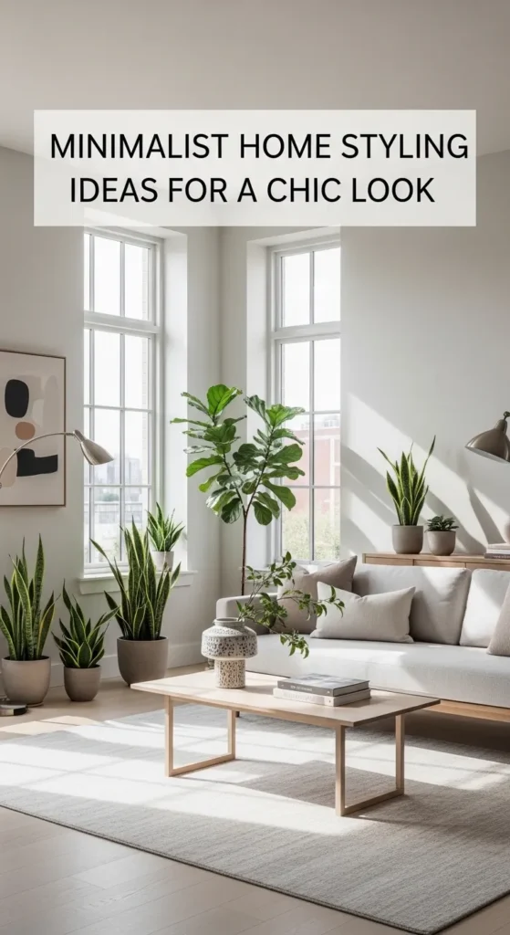 minimalist home styling ideas