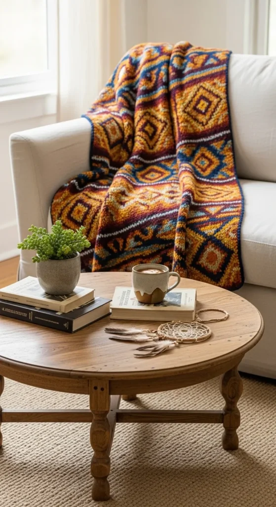 Boho Coffee Table Decor
