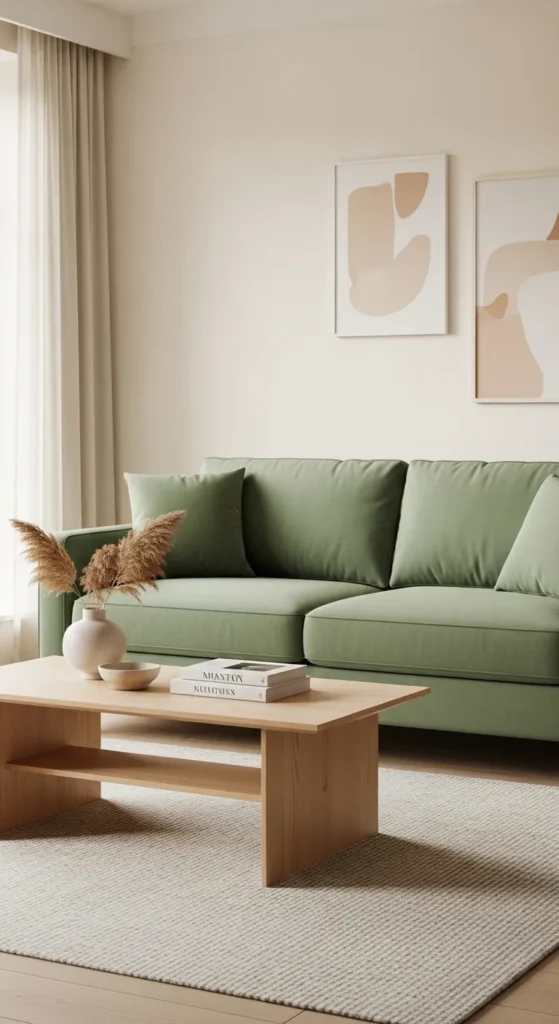 Sage Green Living Room