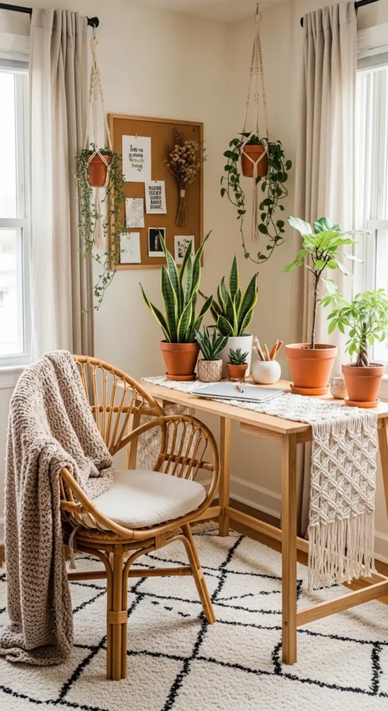 Boho Office Decor Ideas