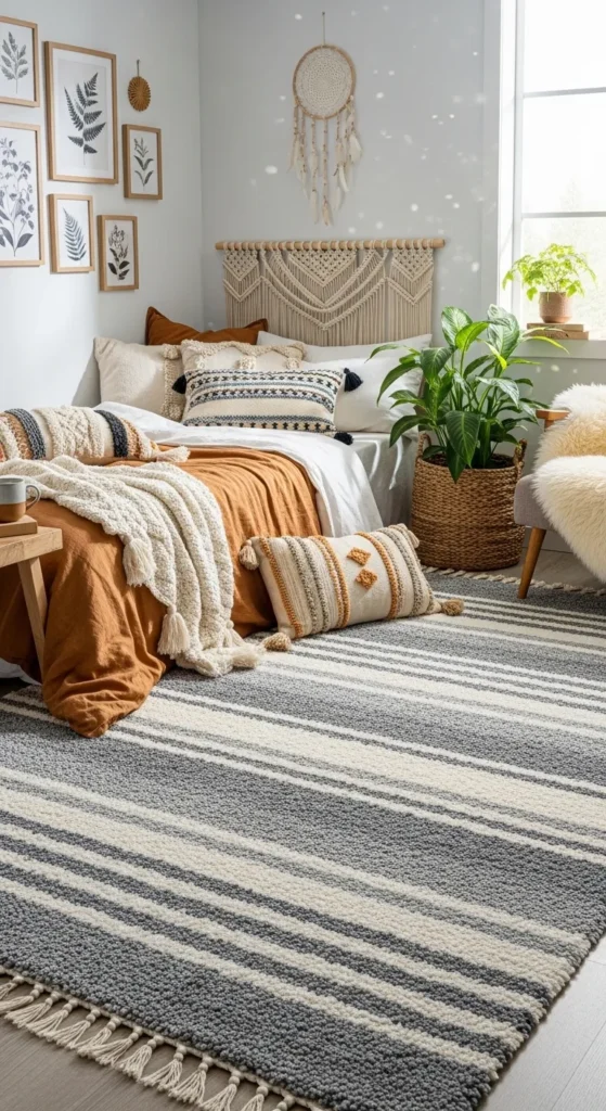 Grey Boho Bedroom Ideas 