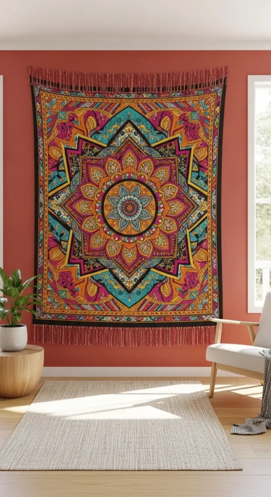 Boho Bedroom Accent Walls