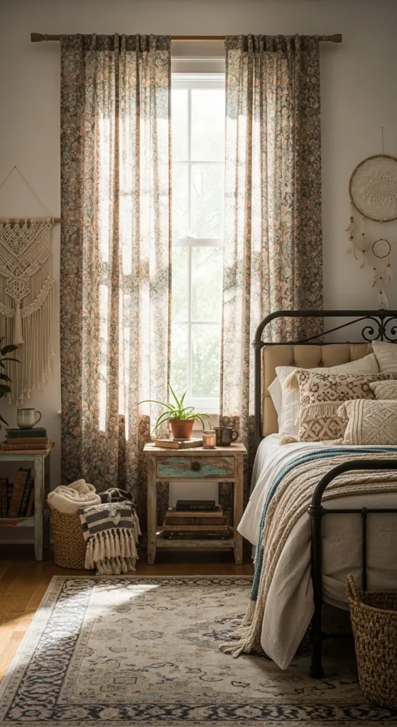 Boho Curtain Ideas