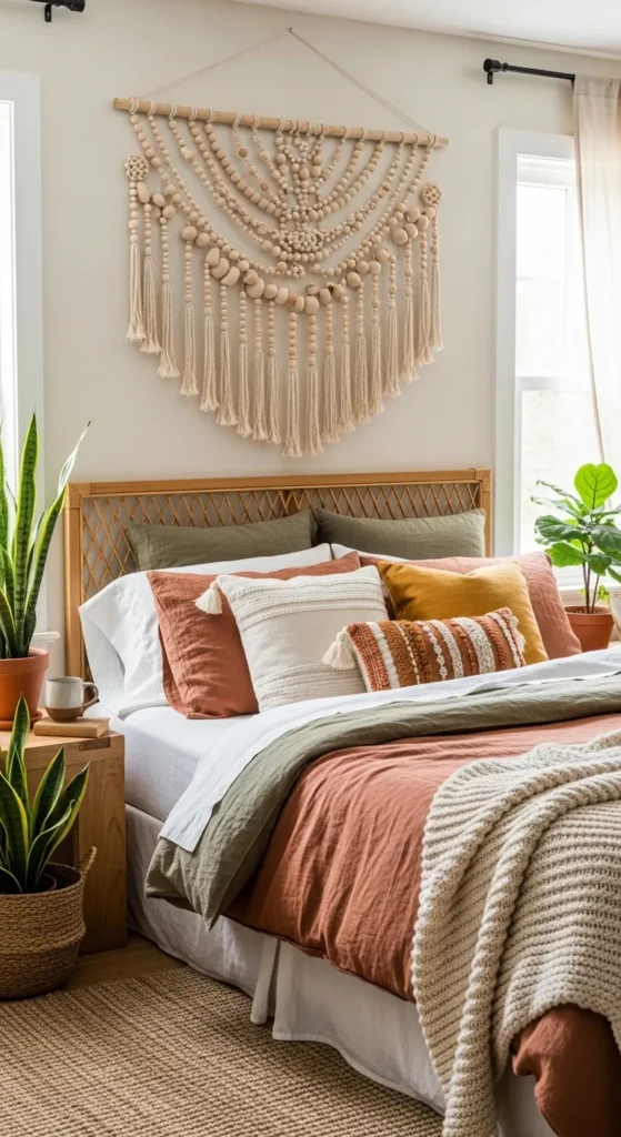  Boho Inspired Bedroom Wall Decor Ideas