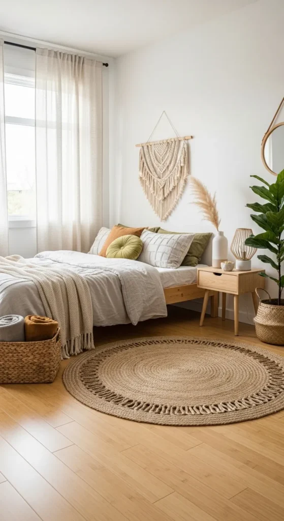 Japandi and Boho Bedroom Decor Ideas
