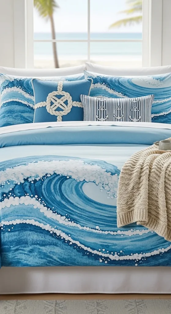 Blue and White Dorm Room Ideas