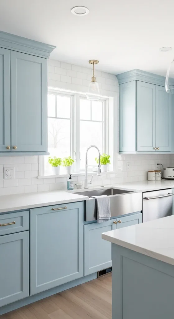 Colorful Kitchen Cabinets