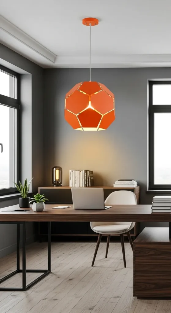 Vibrant Home Office Decor