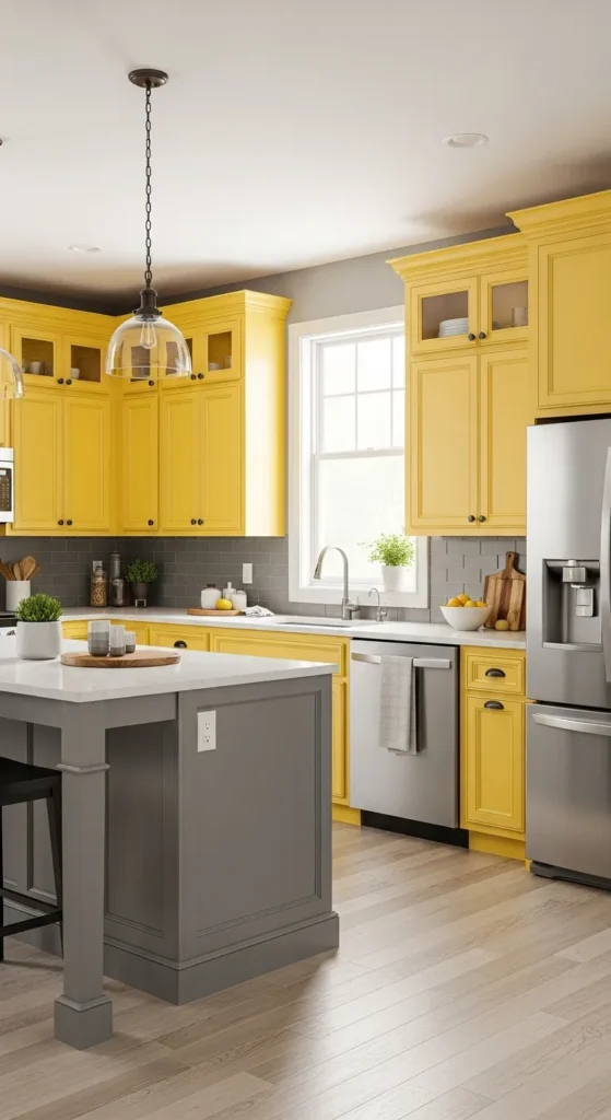 Colorful Kitchen Cabinets