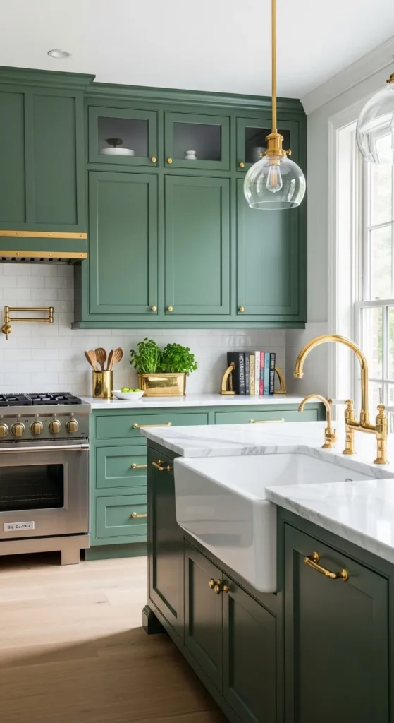 Colorful Kitchen Cabinets