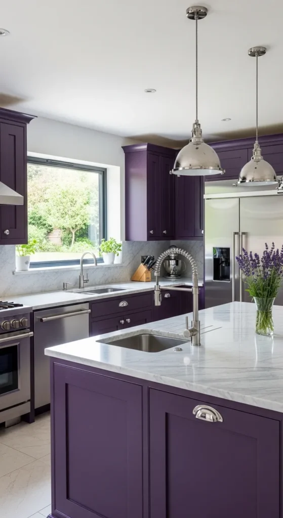 Colorful Kitchen Cabinets