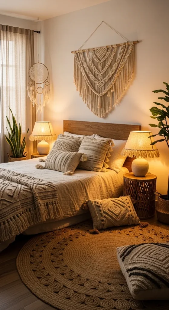 Boho Bedroom Lighting Ideas