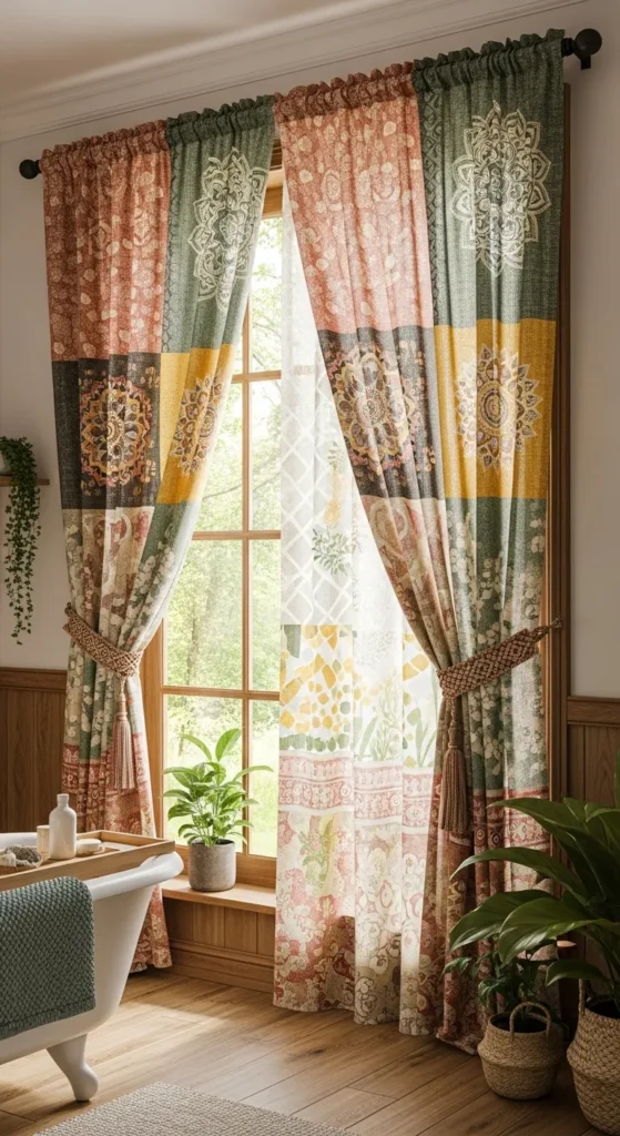 Vibrant Boho Bathroom Ideas