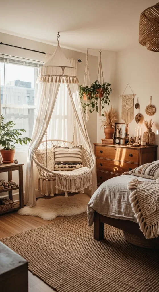 Boho Style Apartment Bedrooms