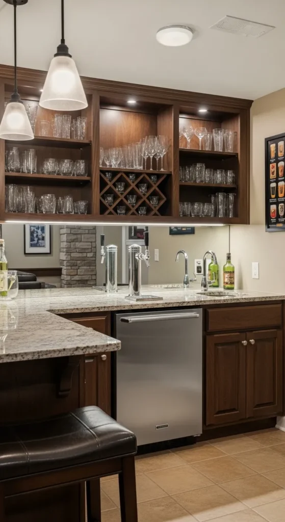 Affordable Basement Bar Ideas