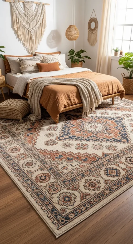 boho bedroom rugs