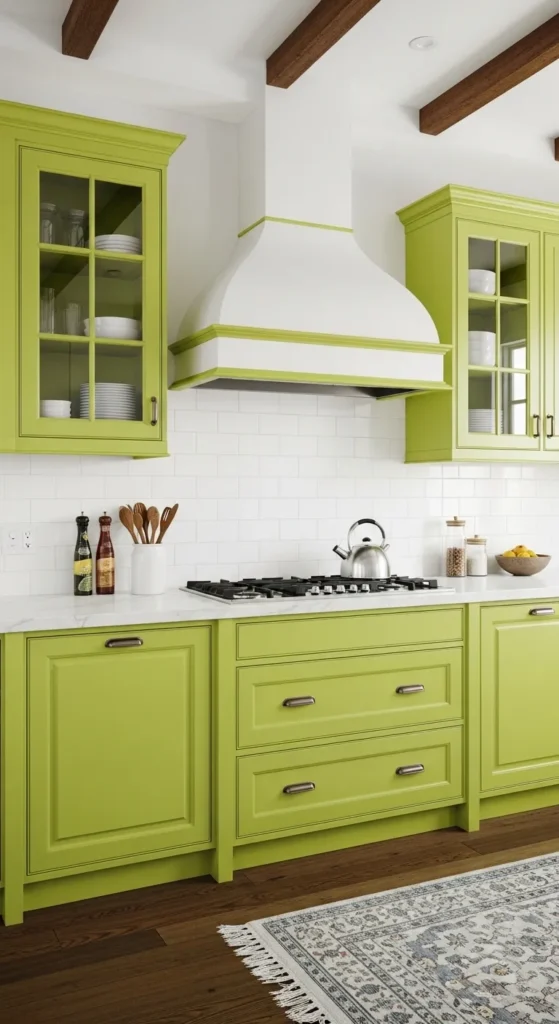 Colorful Kitchen Cabinets