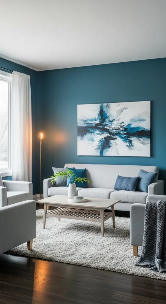 Colorful Minimalist Living Room