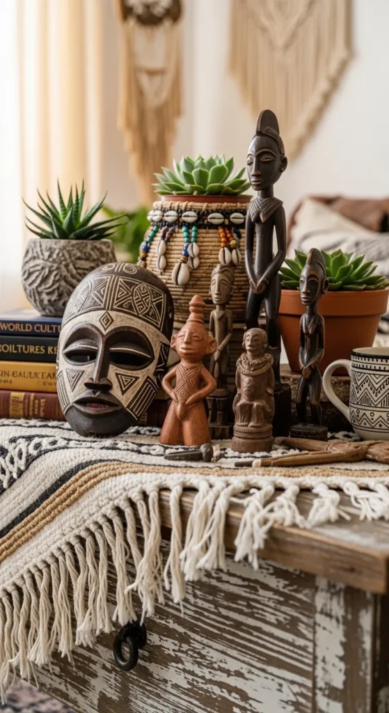 Boho Coffee Table Decor