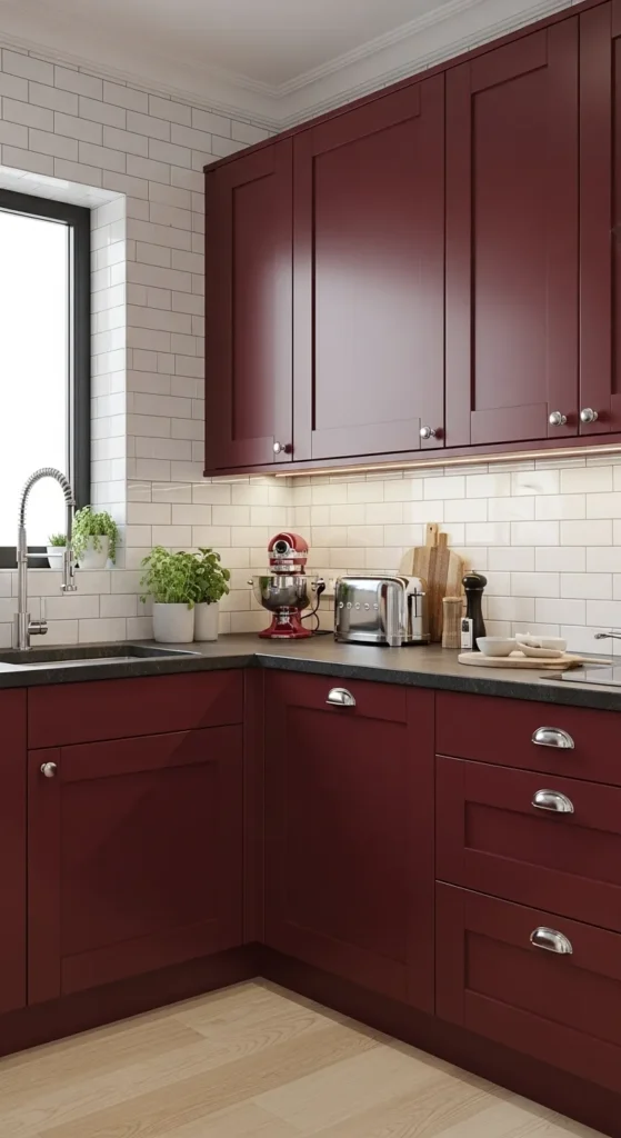 Red Kitchen Cabinet Designs