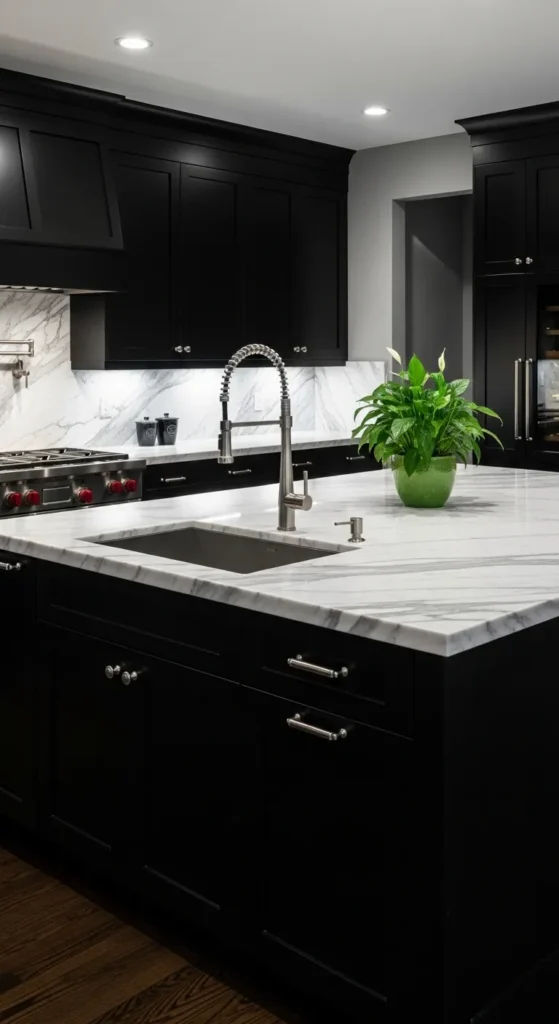 Black and White Kitchens