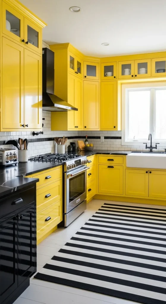 Colorful Kitchen Cabinets