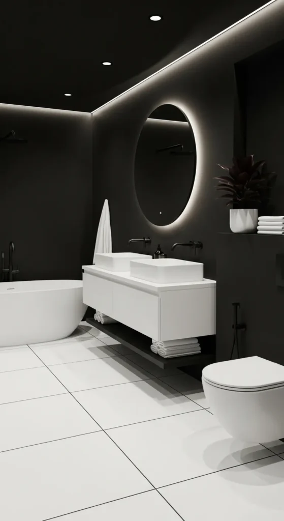 Black Bathroom Decor Ideas