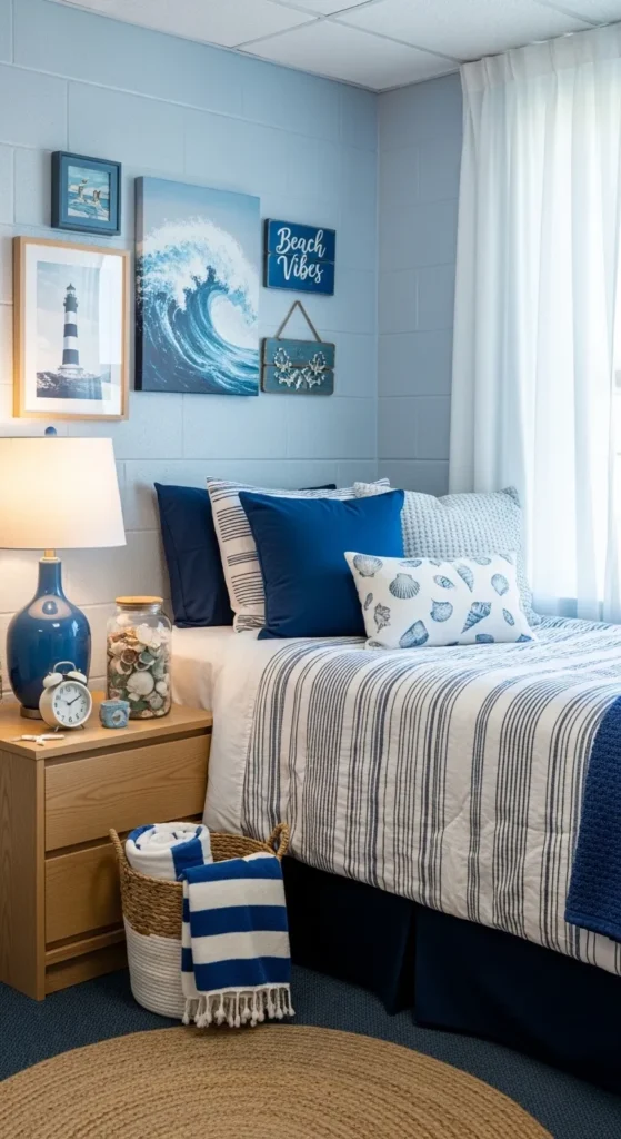 Blue Dorm Room Ideas