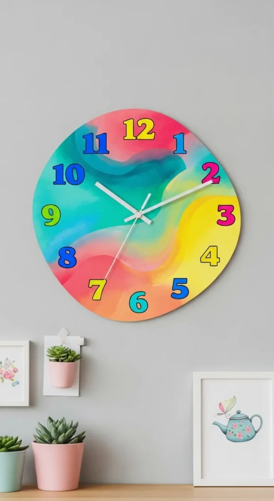 Vibrant Home Office Decor