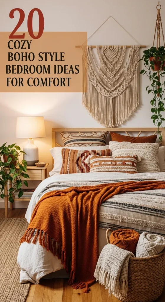 Cozy Boho Style Bedroom Ideas