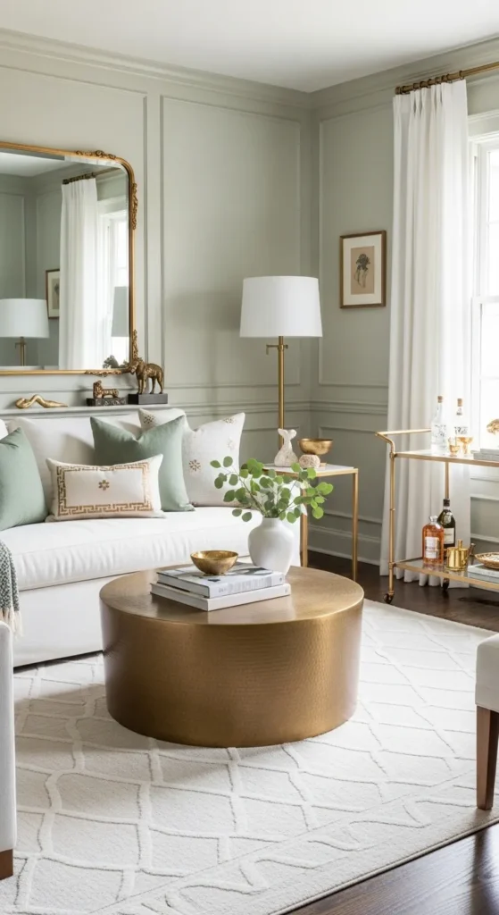 Sage Green Living Room