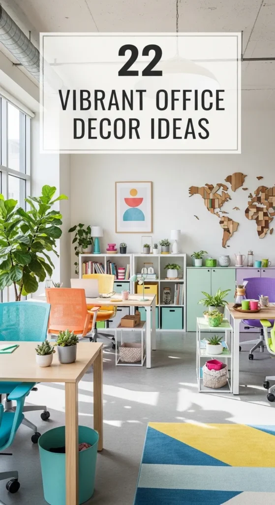 Vibrant Office Decor Ideas