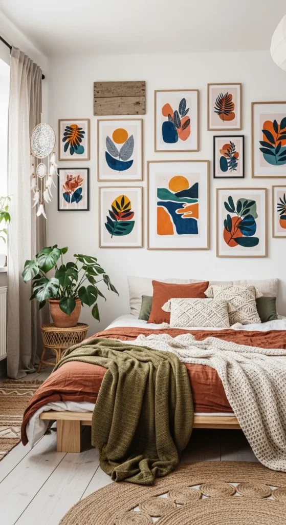 Boho Style Apartment Bedrooms