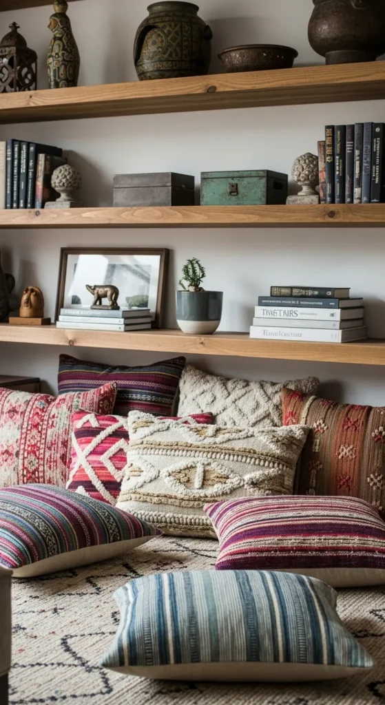 Colorful Boho Living Rooms