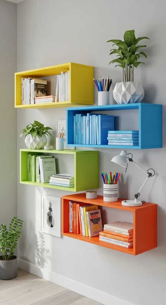 Vibrant Home Office Decor