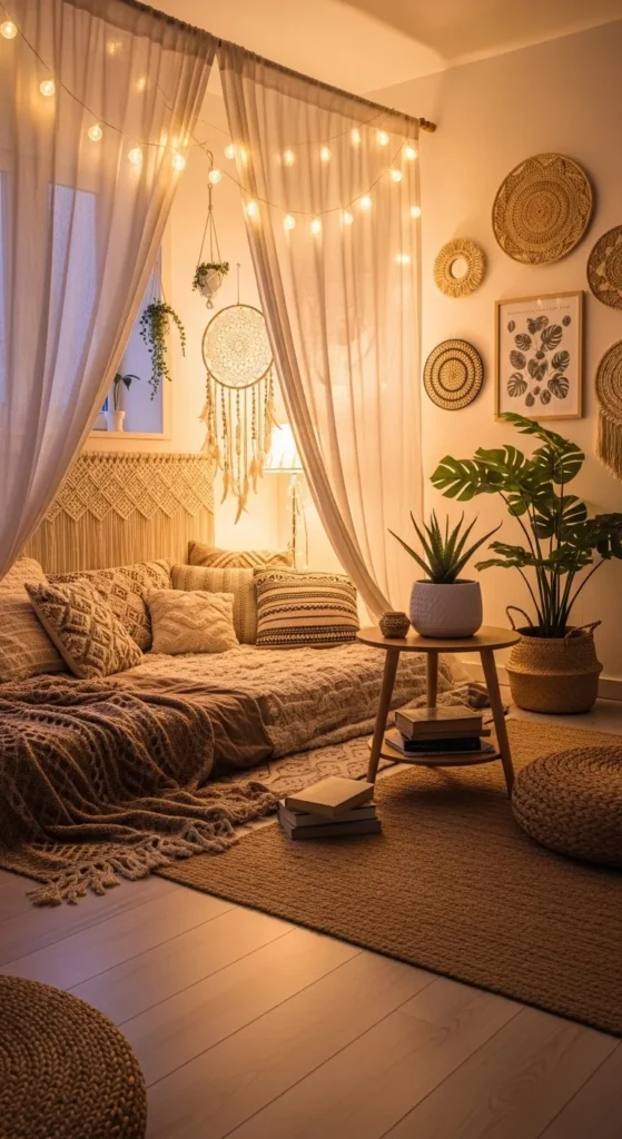 Boho Bedroom Lighting Ideas