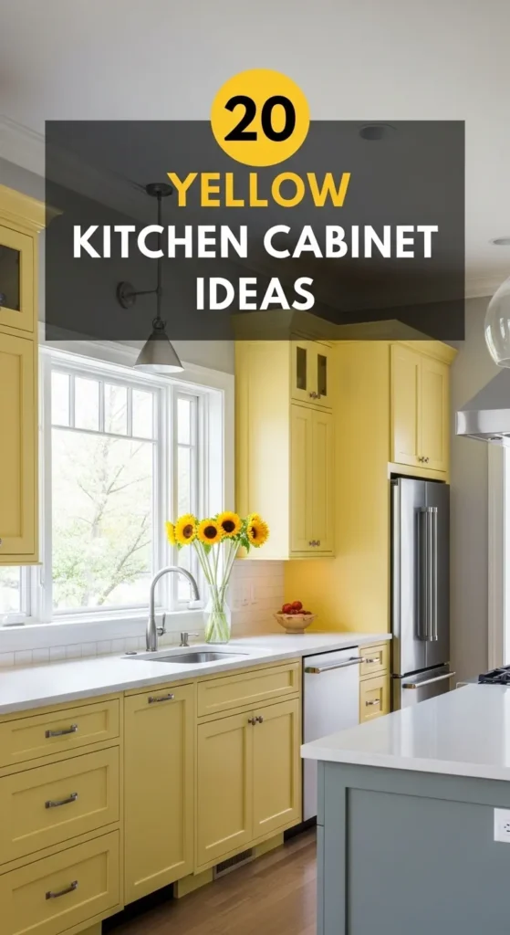 Yellow Kitchen Cabinet Ideas