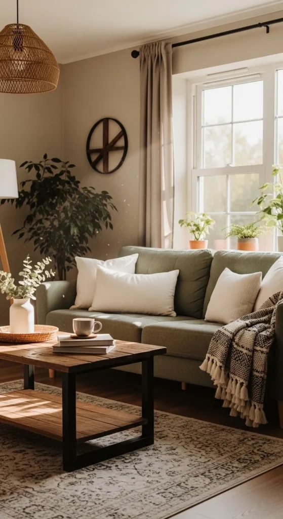 Sage Green Living Room