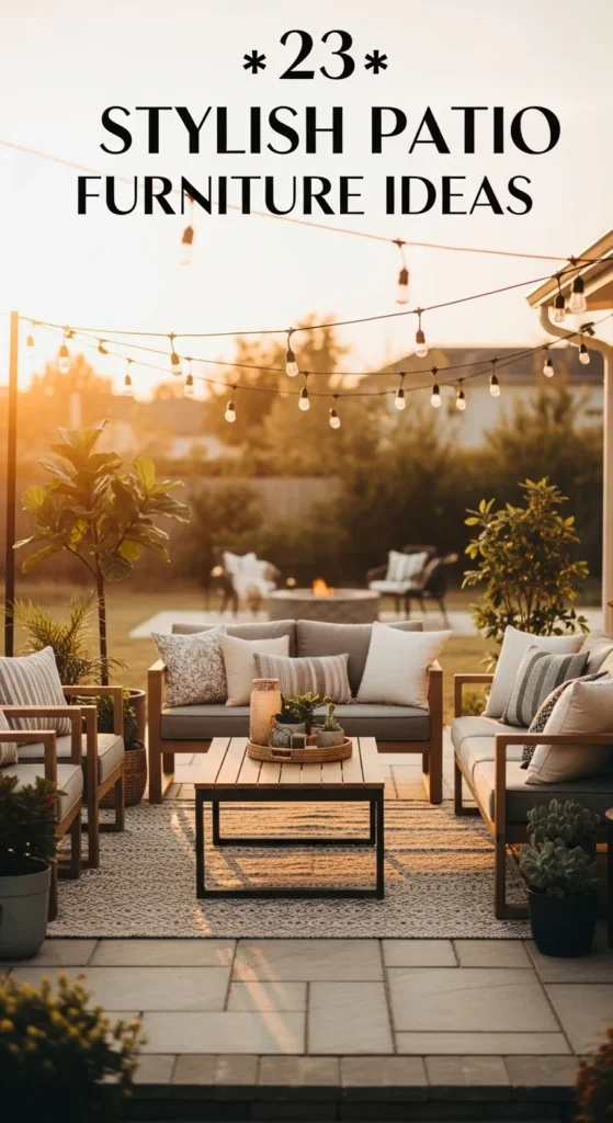 Stylish Patio Furniture Ideas