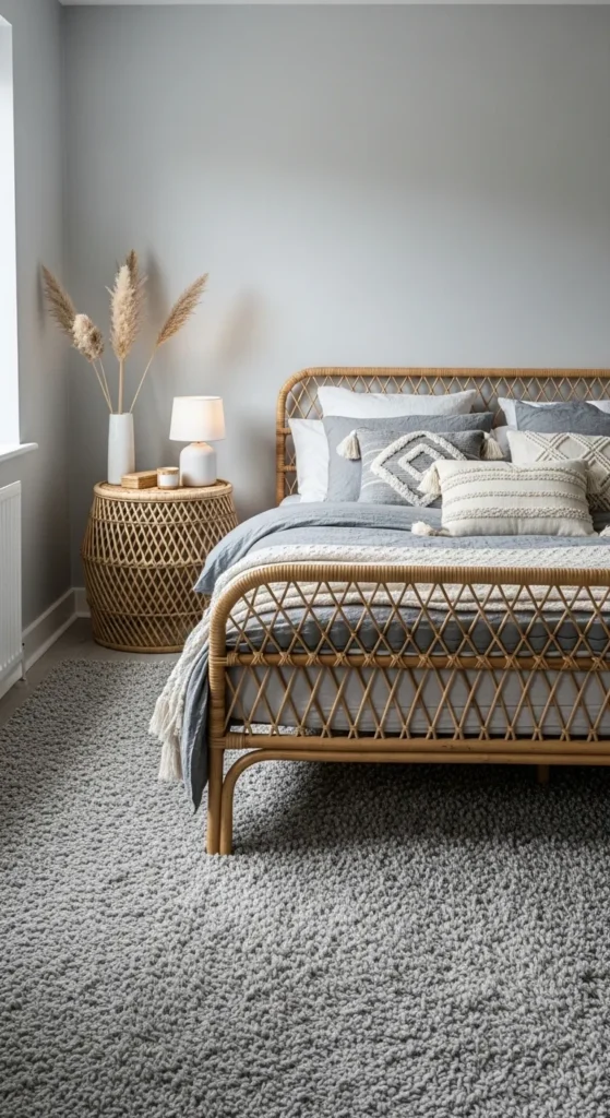 Grey Boho Bedroom Ideas