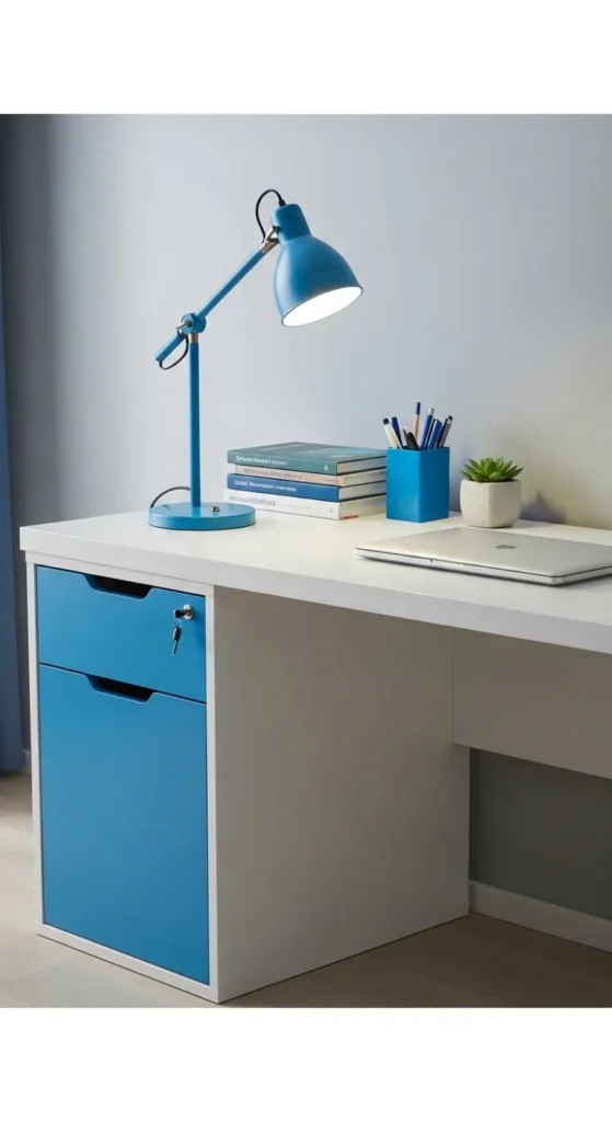 Blue and White Dorm Room Ideas