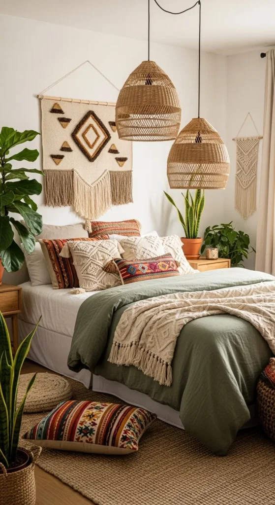 Boho Bedroom Lighting Ideas