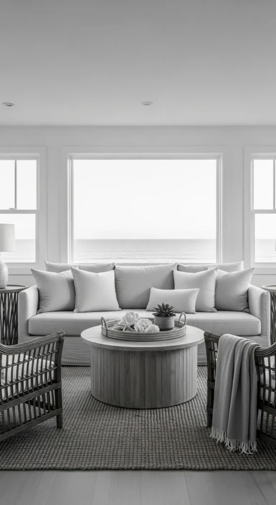 Black and White Living Room