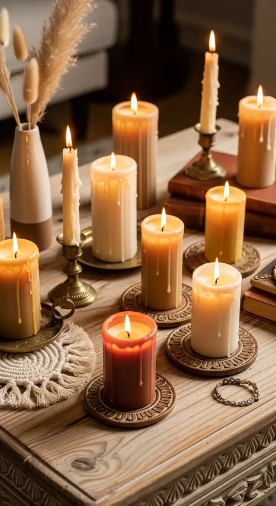 Boho Coffee Table Decor