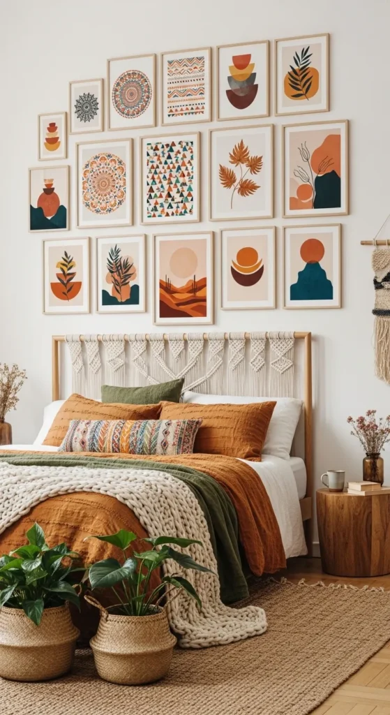  Boho Inspired Bedroom Wall Decor Ideas