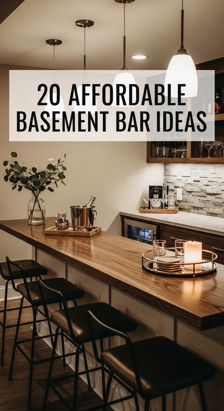Affordable Basement Bar Ideas
