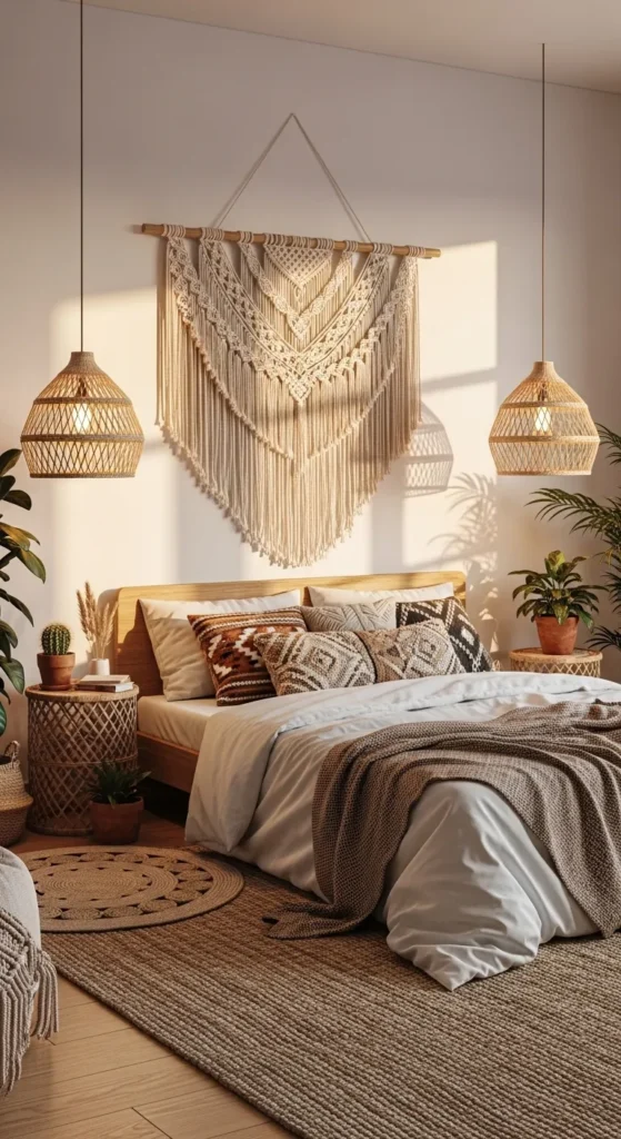 Boho Bedroom Lighting Ideas